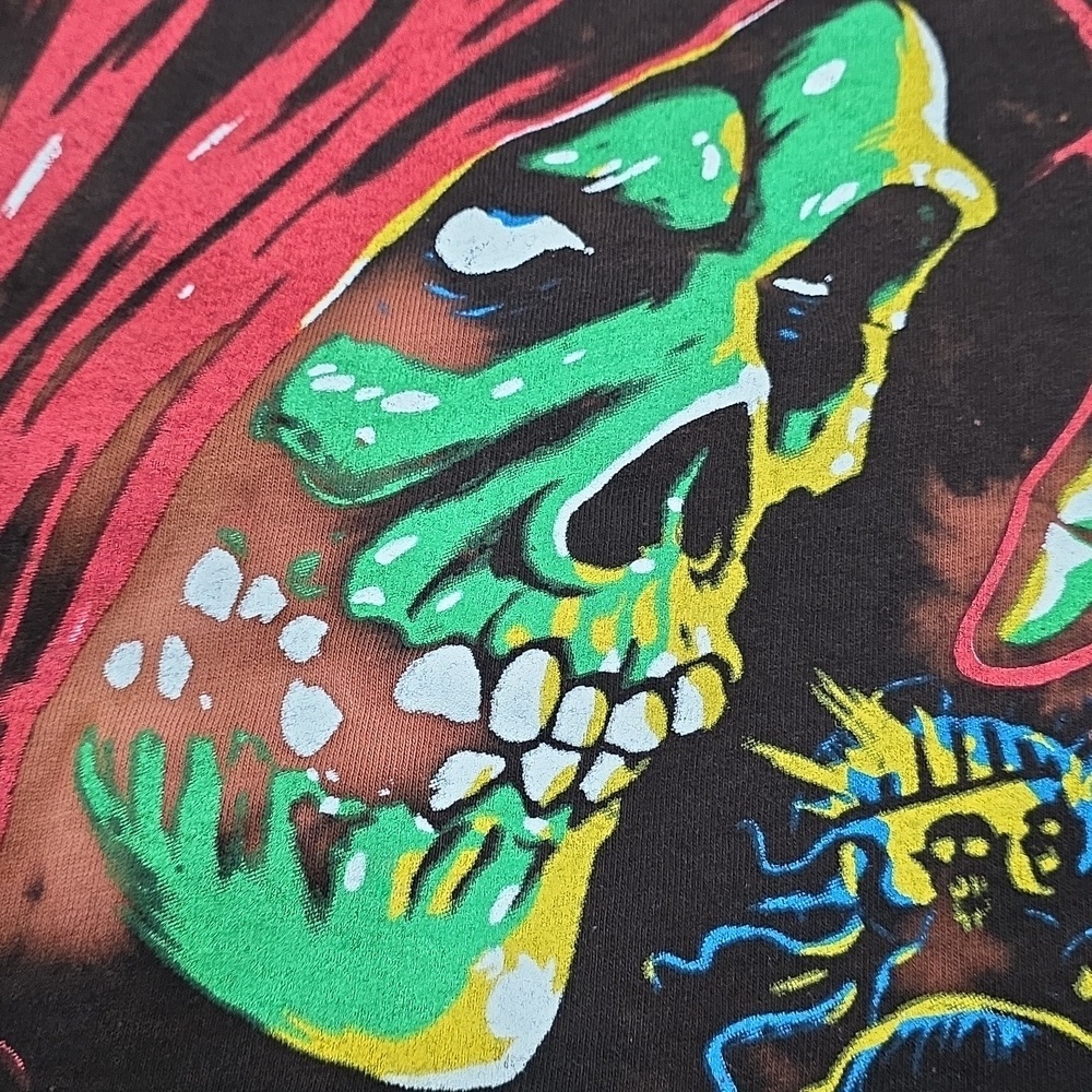 MISFITS Hybrid Moments Tie-Dye Graphic TShirt Upcycled Size M - Picture 9 of 11